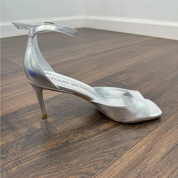 Stuart Weitzman Nudistia Ankle Strap High Heel Sandal
